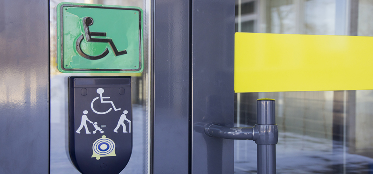 automatic handicap door opener in Marina
